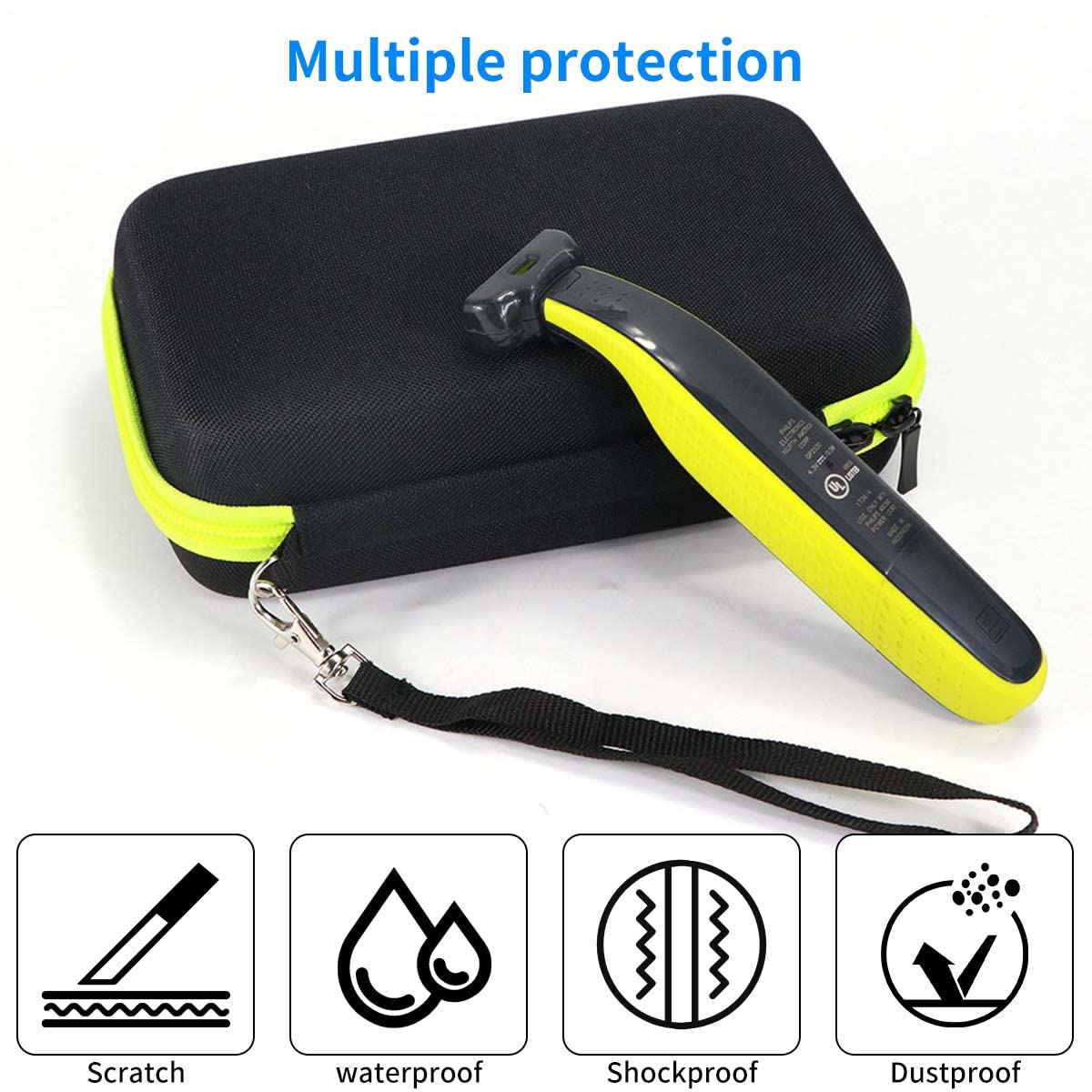 Zeitel Storage Bag Oneblade Case for Philips Shaver Suit for Philips Norelco OneBlade QP2525 QP2520 QP2530 QP2570 QP2620 QP2630, Philips Norelco OneBlade Organizer Bag Zeitel Storage Bag Oneblade Case for Philips Shaver Suit for Philips Norelco OneBlade QP2525 QP2520 QP2530 QP2570 QP2620 QP2630, Philips Norelco OneBlade Organizer Bag